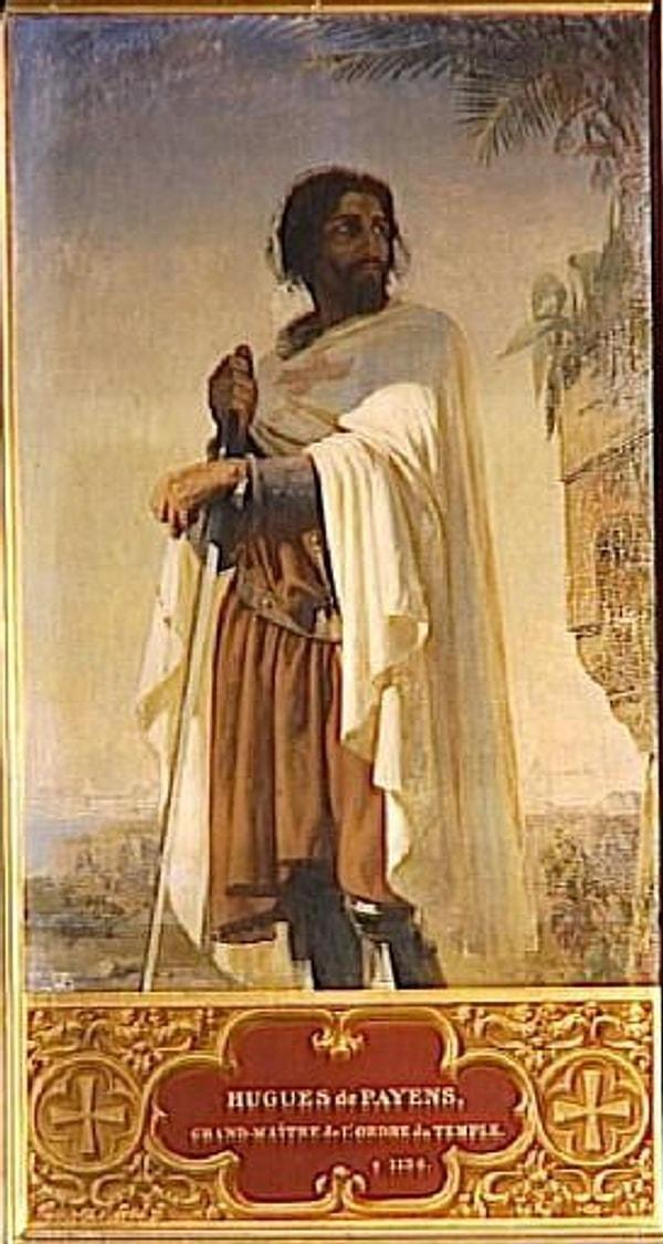 1. Tapınak Şövalyeleri olarak bilinen tarikat, Fransız Hugues de Payen -nam-ı diğer Büyük Üstat- tarafından 1119 yılında Kudüs’te kuruldu.