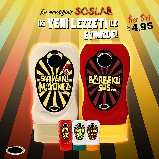 11. Ranch Sos, Barbekü Sos vb.
