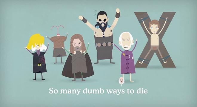'Dumb Ways to Die' Şarkısının Game of Thrones Versiyonu