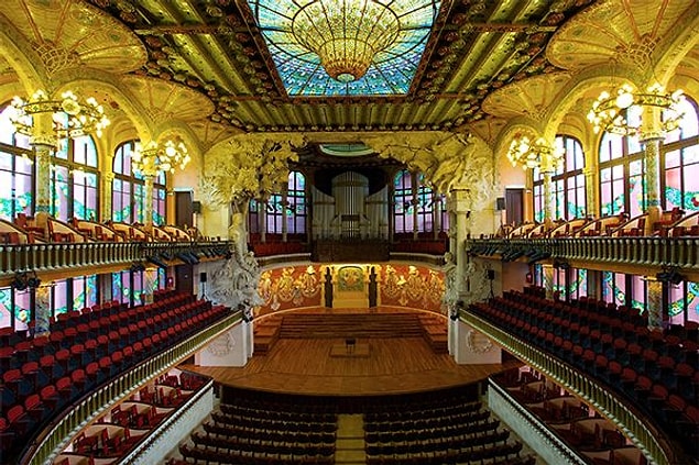 Palau de la Música Catalana, Barcelona, Spain