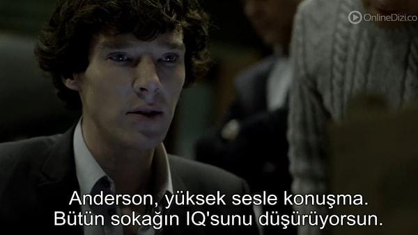 1. IQ, Sherlock için çok önemli.