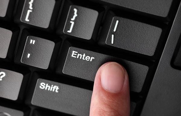 2. Dosyayı açmak için ‘’enter’’ tuşuna 1 kere basman yeterli aslında. Emektar klavyeni boş yere hırpalama