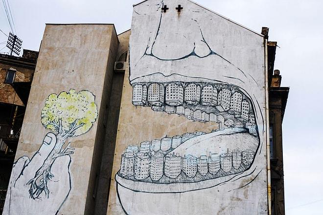 Rahatsız Edici Gerçekleri Söyleyen 22 Muazzam Sokak Sanatı Örneği