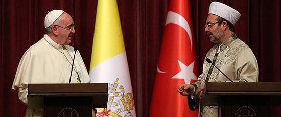 Diyanet İşleri Başkanı'ndan Papa'ya Yanıt