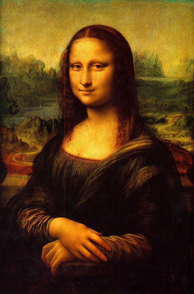 2-) En önemli eseri olarak kabul edilen meşhur Mona Lisa