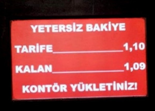 2. 31 gün boyunca yetersiz bakiye sesi duymazsınız.