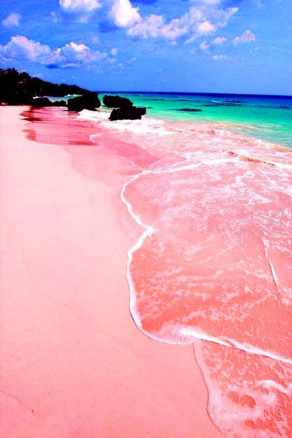 7. Pink Sand Beach, Harbour Isle, Bahamas