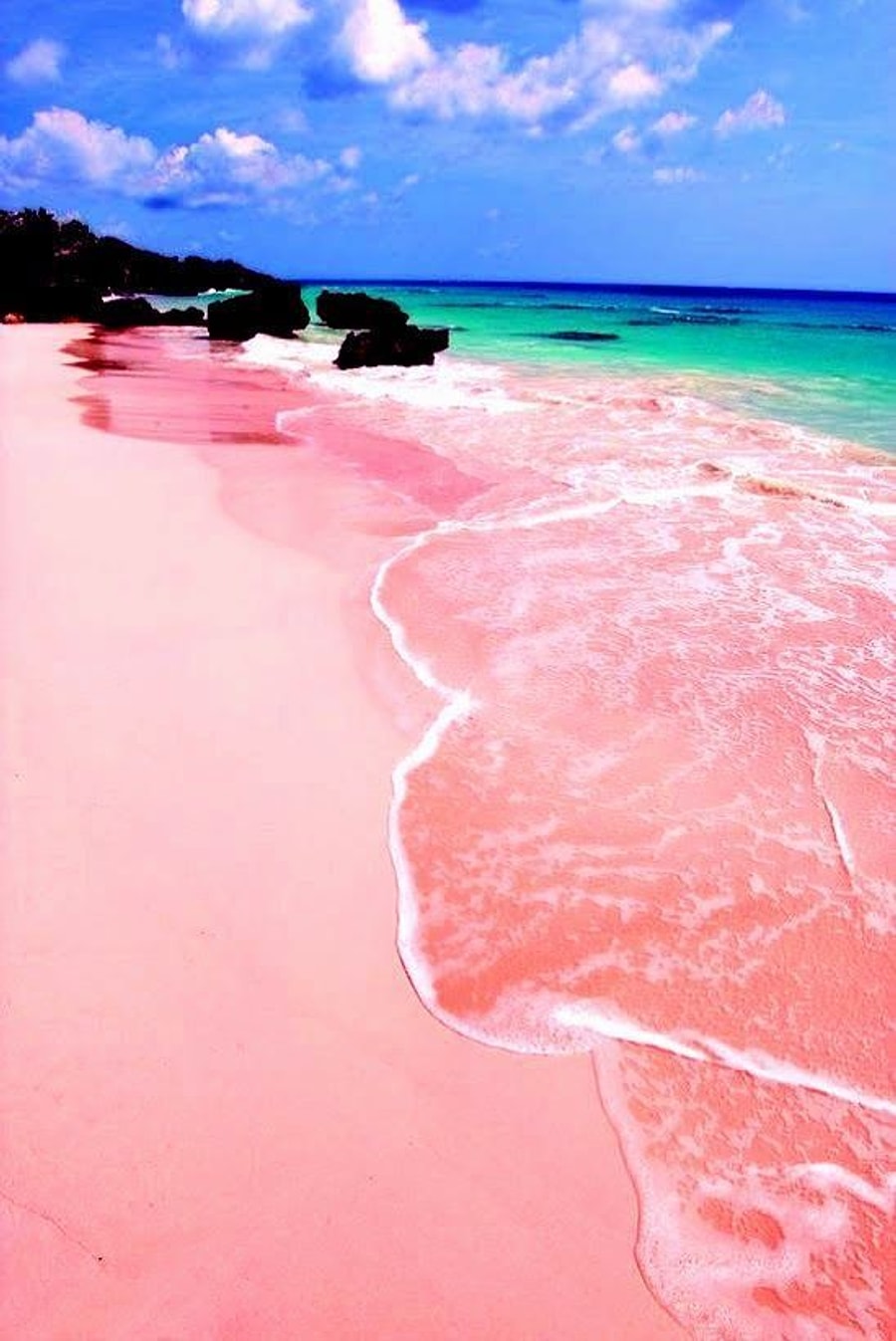 Pink Sands Beach Багамские острова