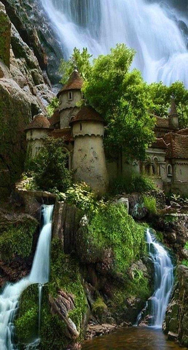 8. Waterfall Castle, Poland