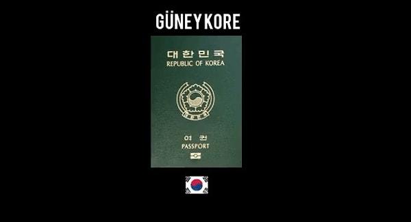 7. Güney Kore pasaportuyla, 166 ülkeye vizesiz seyahat edilebiliniyor.