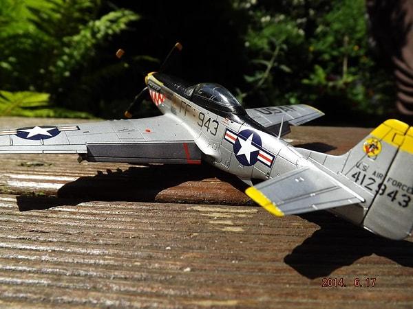 1/72 ölçek P-51 Mustang