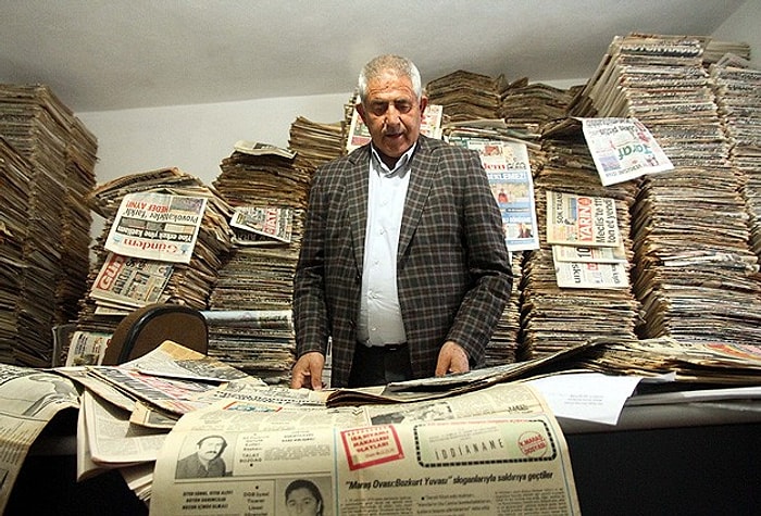 Devlet Arşivini Aratmayan Yarım Asırlık Gazete Arşivi