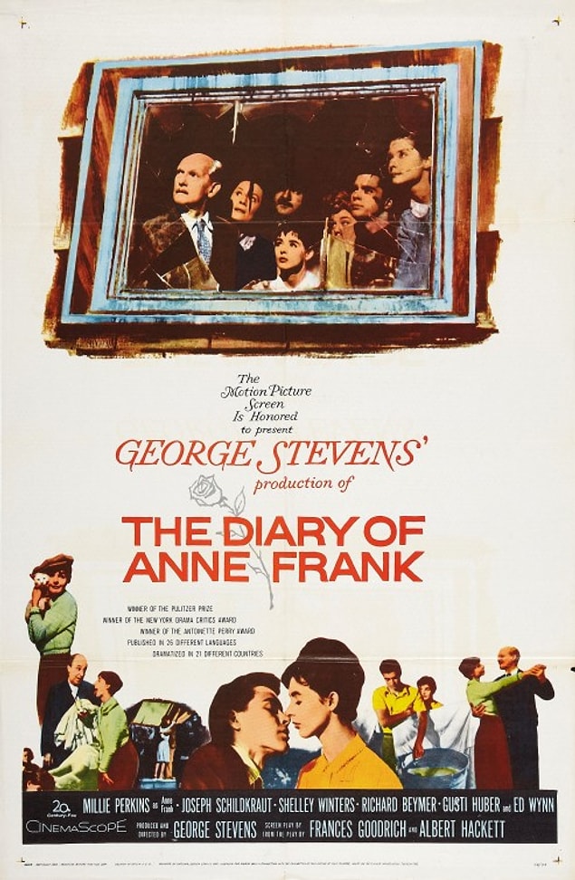 2. The Diary of Anne Frank - Anne Frank'in Hatıra Defteri (1959)