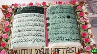 Kuran'ı Kerim Tasarımlı Pastanın Kesilmesi Sosyal Medyada Olay Yarattı!