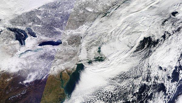 5. Kar Fırtınası Ardından A.B.D'nin Kuzey Bölgeleri (New England ve Civarı)