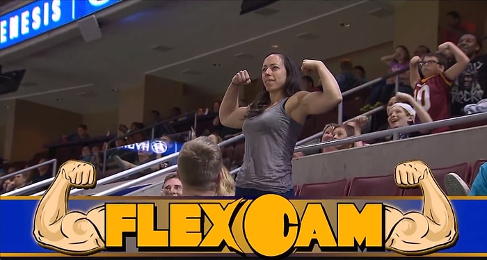 NBA'deki Kiss Cam'e Rakip 'Flex Cam'e Yansıyan Eğlenceli Görüntüler