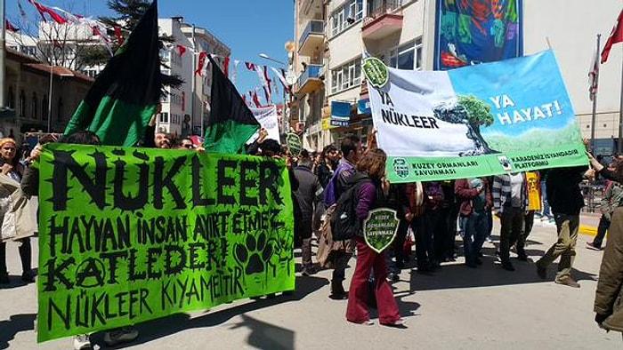 Sinop Halkı Nükleere Karşı Sokakta