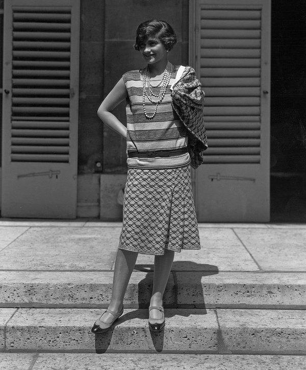 5. Coco Chanel 1929 Yılında Pariste Çekilmiş Fotoğrafı