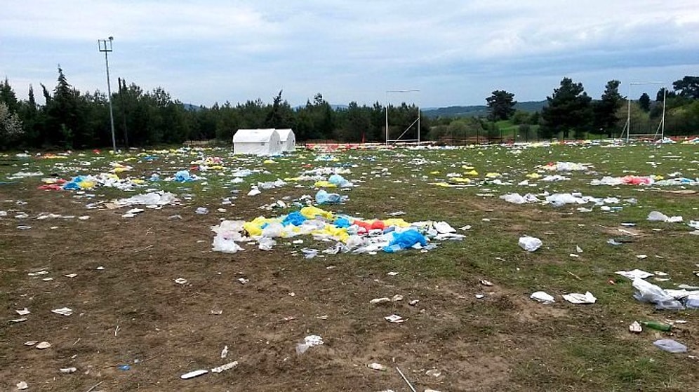 57. Alay Vefa Yürüyüşü'ne Katılanlar Geride Çöp Yığını Bıraktı