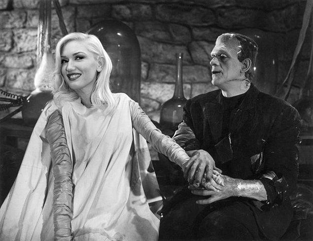 5. Frankenstein and Gwen Stefani: He does date when he has spare time from experimenting.