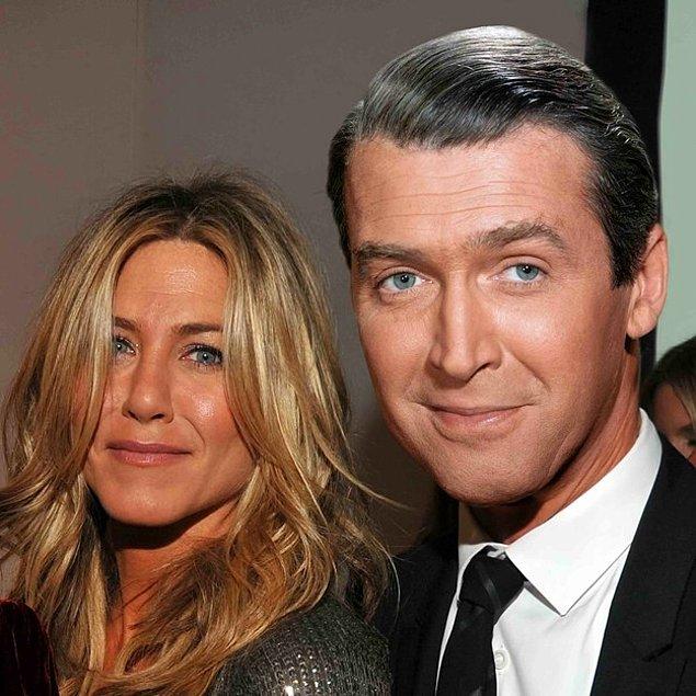 16. Jennifer Anniston and James Steward: What’s wrong with his head? Yet still, their kids would have the most amazing eyes.