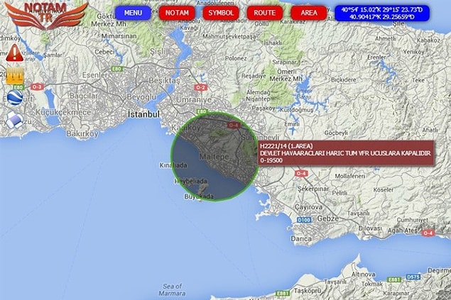 İstanbul semalarında uçuş yasağı