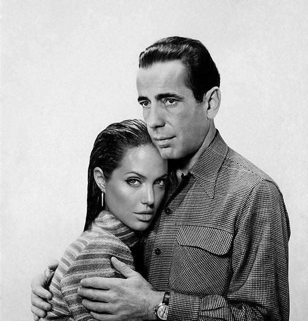21. Humphrey Bogart ve Angelina Jolie