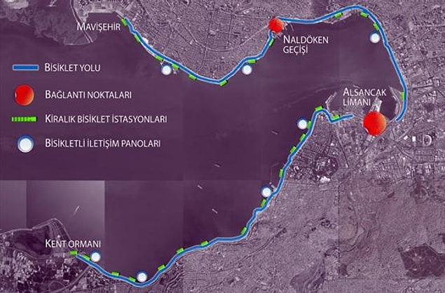 14. Ülkemiz için bir devrim niteliğinde olan, çevre ve cep dostu bisiklet yolları.