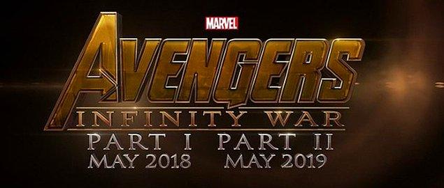 28. Avengers:Infinity War Part 1 (04.05.2018) Part 2 (03.05.2019)