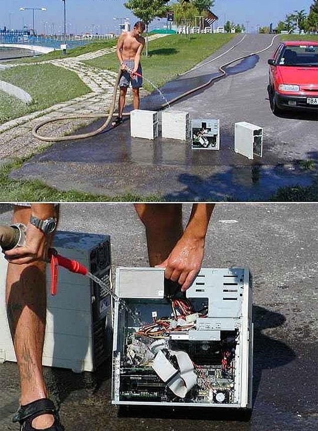 10. Eee yaz geliyor, bilgisayarları iyicene temizlemek lazım