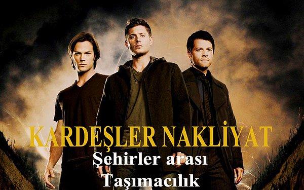 7. Sam Winchester, Dean Winchester, Castiel - Nakliye Şirketi