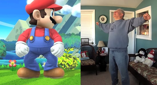 Tüm Super Smash Bros. Karakterlerini Alay Ederek Canlandıran İşsiz Adam