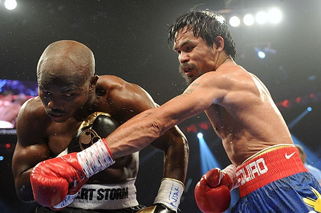 Manny Pacquiao: Bütün parayı bağışlayacağımız ve bizim hiçbir şey kazanmayacağımız bir maçta karşılaşmak için sana meydan okuyorum