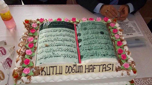 5. Belki de Türkiye tarihinin en çok konuşulan pastası: Kutlu Doğum Haftası