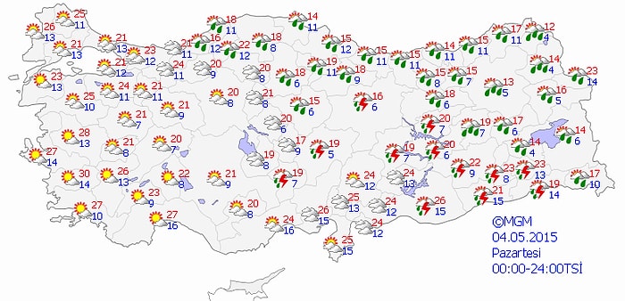 Bugün Hava Nasıl Olacak?