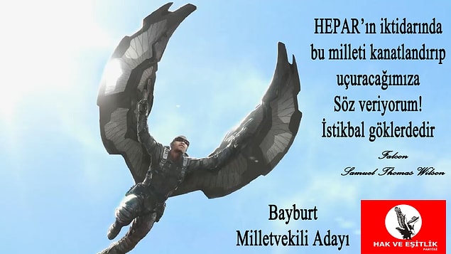 8. Samuel Thomas Wilson (Falcon) - HEPAR BAYBURT MİLLETVEKİLİ ADAYI