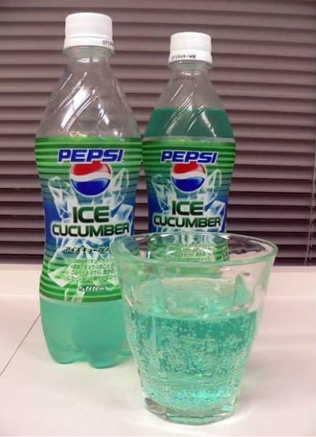 10. Pepsi Ice Cucumber, Salatalık tadında (Japonya)