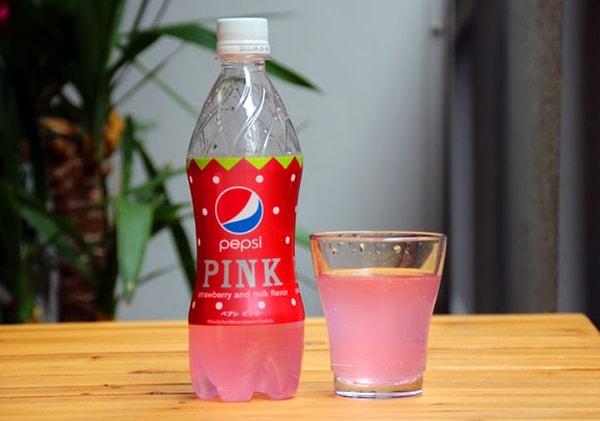 14. Pepsi Pembe, Çilekli Sütlü (Japonya)