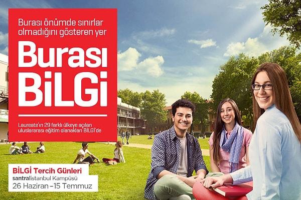 Gerçekten uluslararası bir üniversite yaşamı İstanbul Bilgi Üniversitesi’nde!