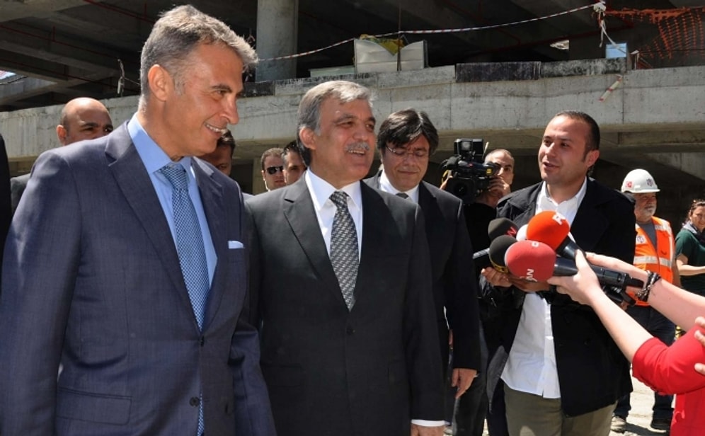 Abdullah Gül Vodafone Arena'yı Ziyaret Etti
