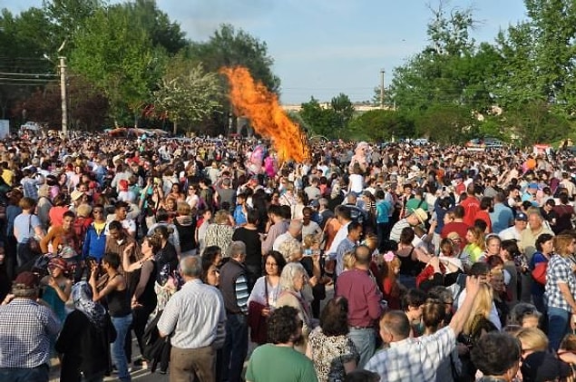 Edirne'de 'Kakava' coşkusu