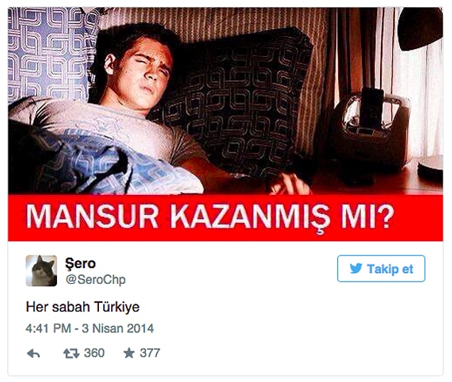Gündemi yakından takip ediyordu