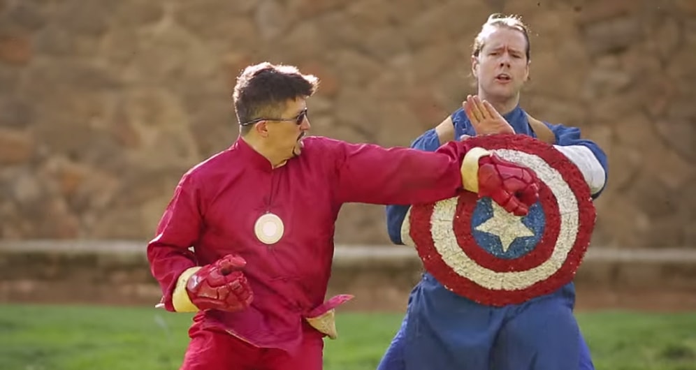 Iron Man ve Captain America Kung Fu Yaparsa | Parodi İçerir