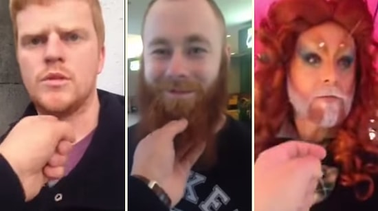 Sokakta Gördüğü Erkeklerin Sakallarını Gıdıklayan Adam