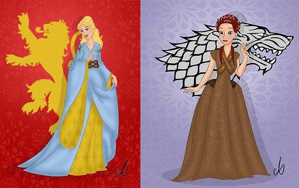 22. Cersei Lannister ve Sansa Stark