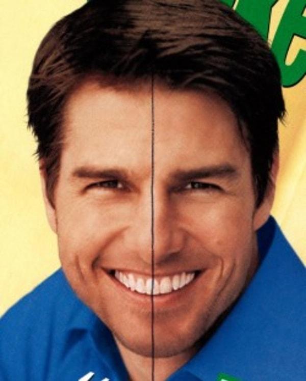 5. Peki ya Tom Cruise'un dişlerindeki farklılığa ne dersin.