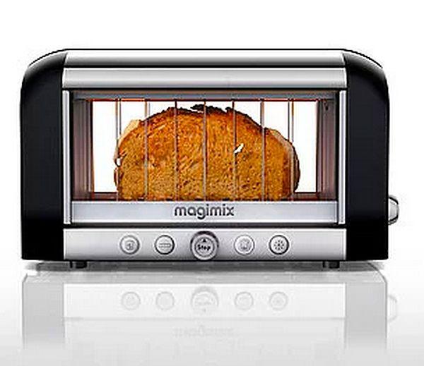 4. Ekmeğinizin tam istediğiniz kıvamda kızarmasını gözleyebileceğiniz şeffaf tost makinesi