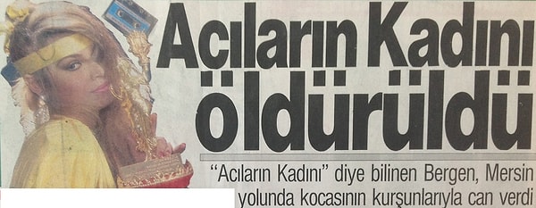 Gün gelip çattı ve bir gözünü ondan alan adam, bu sefer de hayatını elinden aldı Bergen'in...