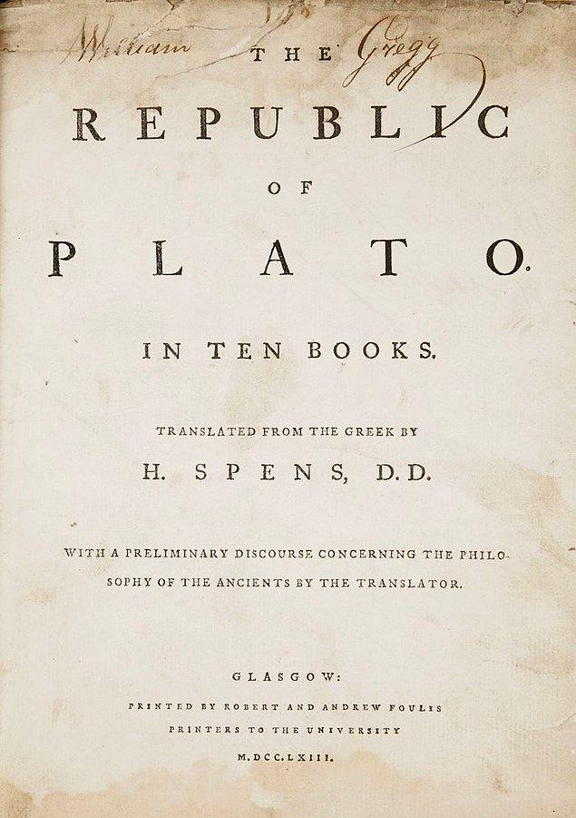 9. “Devlet”, Platon