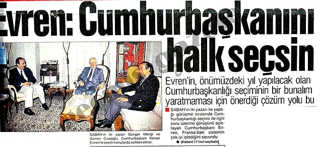 6. 'Cumhurbaşkanını halk seçsin'